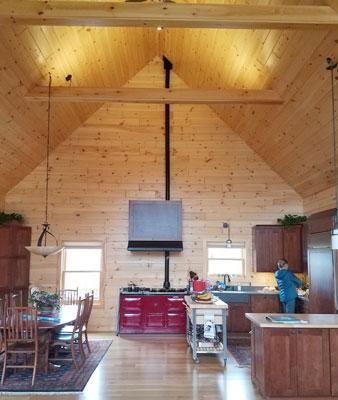 Interior of a newly constructed home